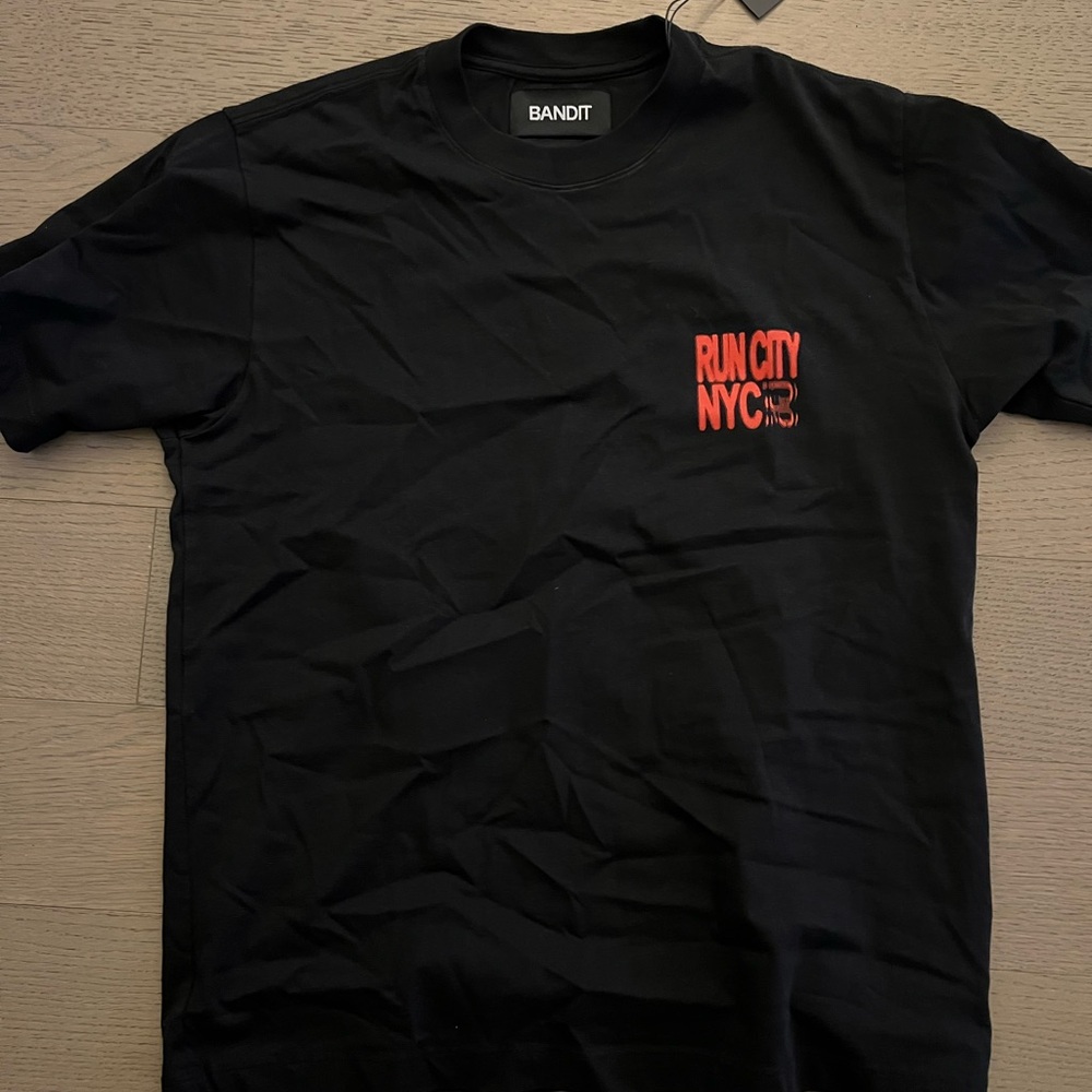 Bandit NYC Marathon Collection Cotton Tee with Red Print